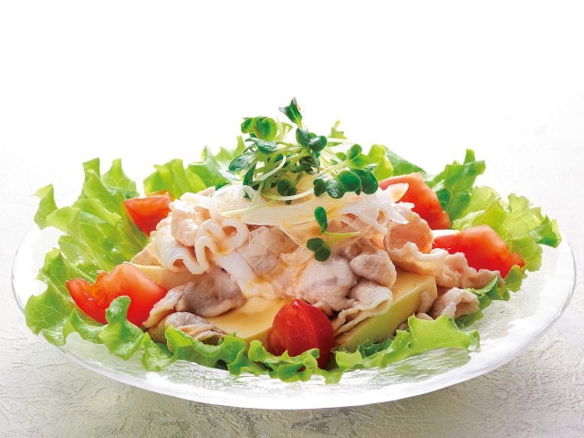 だしぽん醤油冷しゃぶサラダ