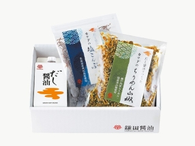 Dashi Soy Sauce, Shio Kombu and Chirimen Sansho set