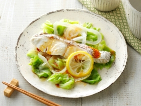 Steamed Sea Bream with Lemon