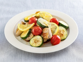 Lemon Chicken and Zucchini Stir-fry