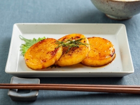 Sautéed Nagaimo with Butter Soy Sauce