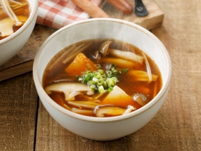 Spicy Mushroom Tofu Soup