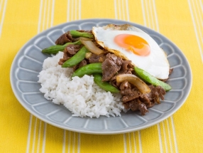 Snap Peas and Beef Don