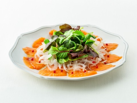 サーモンのカルパッチョ