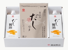 Seasoned Dashi Pack & Dashi Soy Sauce set
